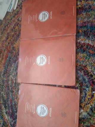 Los 3 libros de geografía e historia 3 eso.