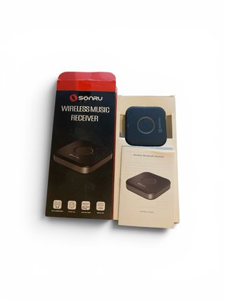 Receptor Música Bluetooth Sonru Negro