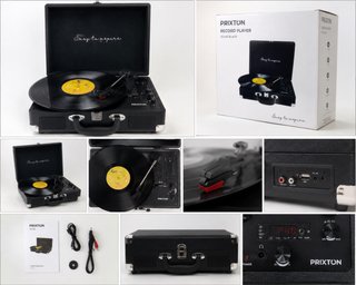 Tocadiscos Prixton VC400 Negro
