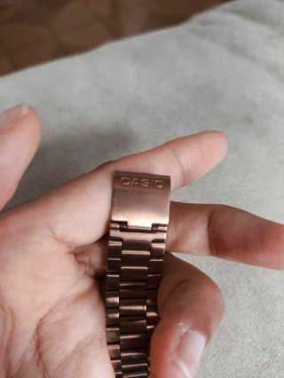 Reloj Casio B640W Vintage Acero Inox Oro Rosa
