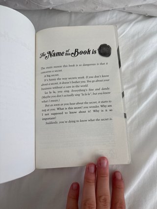 The Name of this Book is Secret