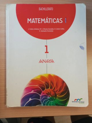 Matemáticas I. Bachillerato 1