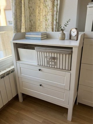 Cambiador IKEA SUNDVIK con cómoda regalo colchón
