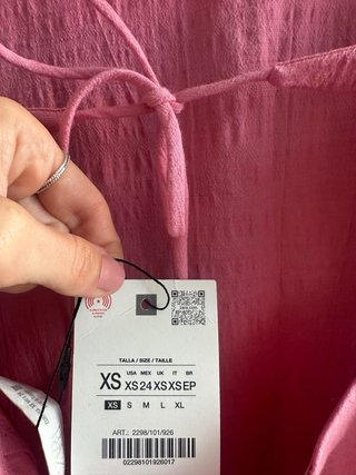 Vestido midi tubo drapeado rosa