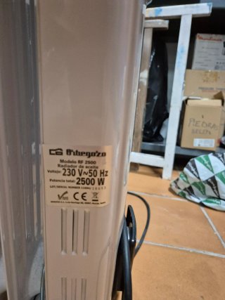 Radiador Aceite Orbegozo 2500W