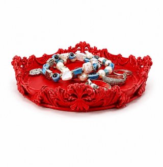 Organizador Gótico Corsé y Joyero Rojo