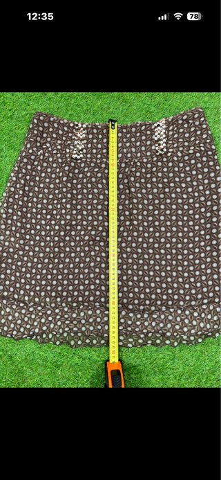 Falda Liu Jo Estampada Marrón y Blanca