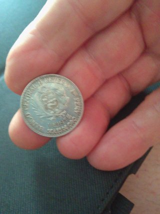 Moneda 20 soles de plata 1965