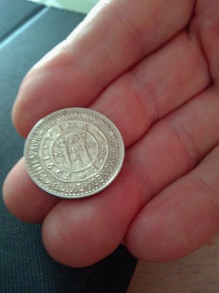 Moneda 20 soles de plata 1965
