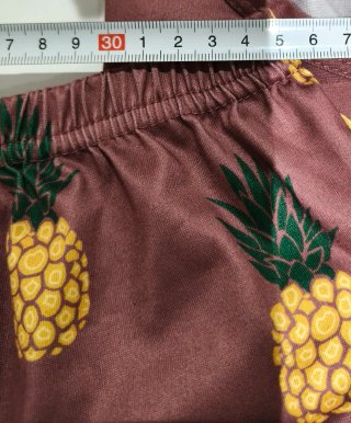 Pijama corto piñas rosa