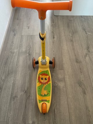 Patinete infantil 3 ruedas amarillo