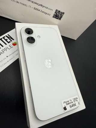 Iphone 16 128GB//BAT 91%//GARANTÍA!!CAMBIOS!!