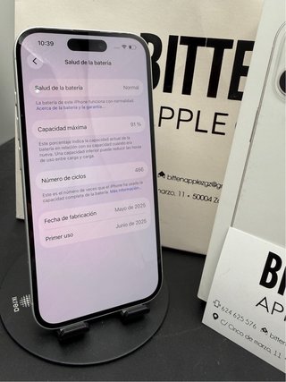 Iphone 16 128GB//BAT 91%//GARANTÍA!!CAMBIOS!!