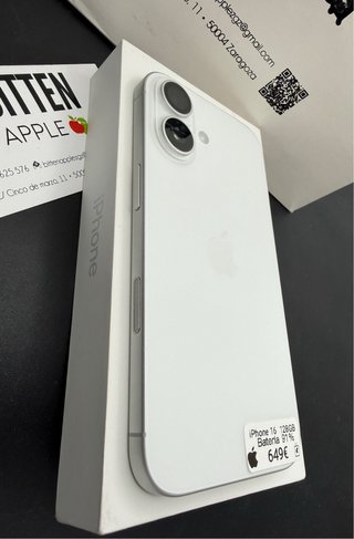 Iphone 16 128GB//BAT 91%//GARANTÍA!!CAMBIOS!!
