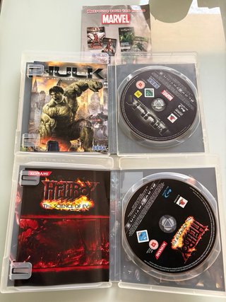 Juegos PS3 Hulk y Hellboy