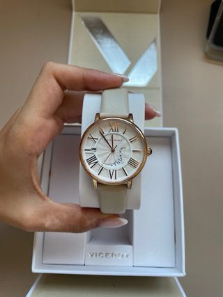 Reloj Viceroy Mujer Beige y Dorado Original Caja