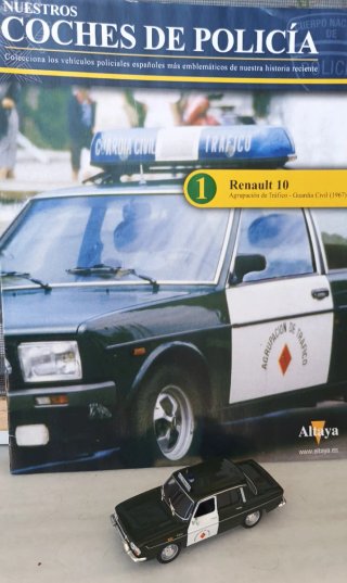 Renault 10+ Fascículo Guardia Civil Trafico