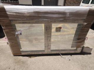 Ventana PVC 2 hojas 1.850x1.200 mm