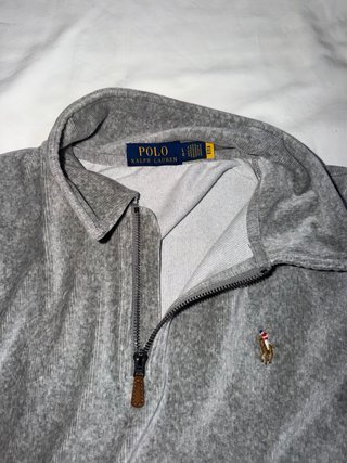 Polo Ralph Lauren Felpa Grigia Uomo