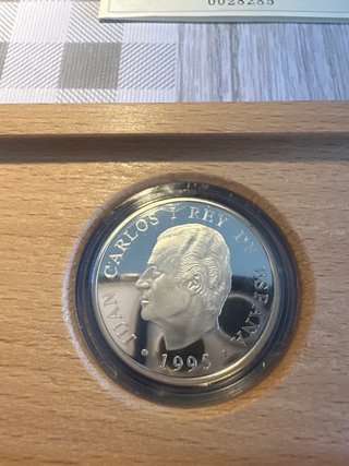 Moneda Plata 1000 Ptas Juegos Olímpicos 1996
