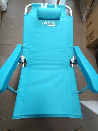 Silla Playa Aktiv Reclinable Azul