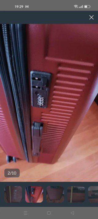 Maleta ITACA  granate Nueva