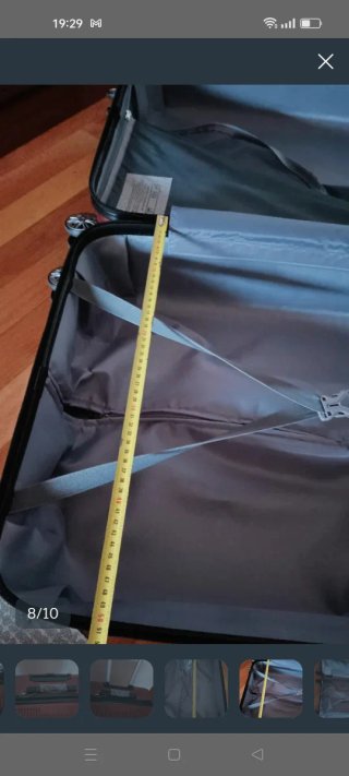 Maleta ITACA  granate Nueva