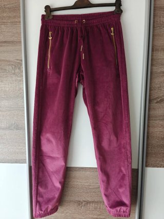 Conjunto chándal Adidas terciopelo morado
