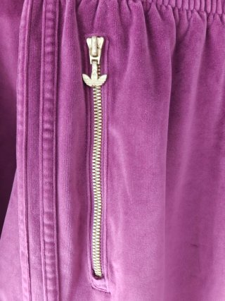 Conjunto chándal Adidas terciopelo morado