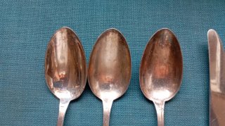 Set posate vintage Broggi placcate argentate