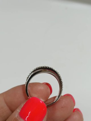 Anillo Oro Blanco 18k Brillantes