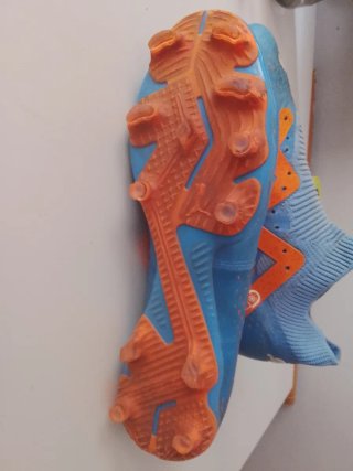Zapatos de fútbol Puma Azul Naranja