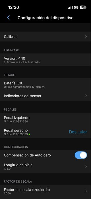 Pedales Garmin XC200 - Potenciómetro dual