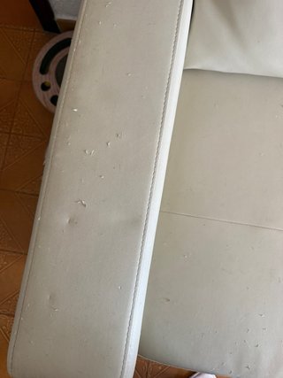 Sofá Cama Chaise Longue Piel Beige