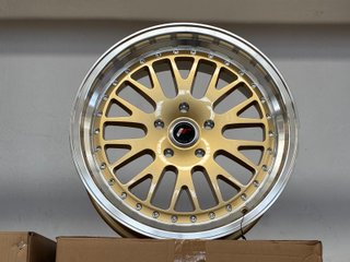 4 LLANTAS JAPAN JR10 8X17 5X112 ET35 ORO