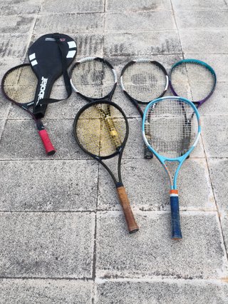 Lote 5 racchette tennis + 1 frontenis
