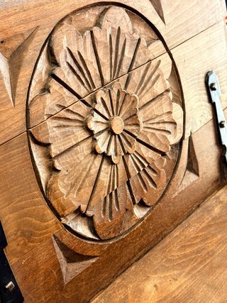 Silla Rústica Madera Maciza Convertible