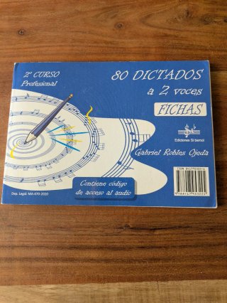 Libro 80 Dictados a 2 voces