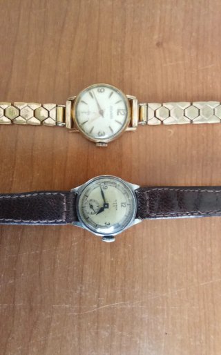 3 Relojes Vintage (CYMA Militar, DUWARD, Linage