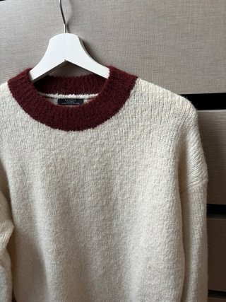 Jersey Parfois blanco y rojo