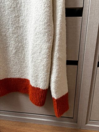 Jersey Parfois blanco y rojo