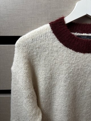 Jersey Parfois blanco y rojo