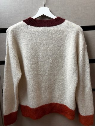 Jersey Parfois blanco y rojo