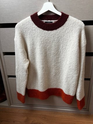 Jersey Parfois blanco y rojo