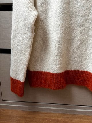 Jersey Parfois blanco y rojo