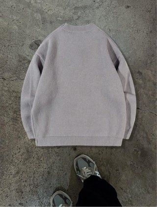 Jersey Gris Jacquard Oversize