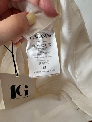 Pantalón blanco Laganini