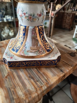 Gran Jarrón Tibor Porcelana