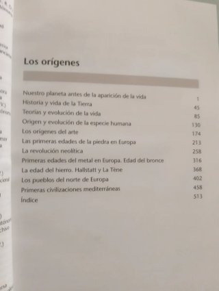 Historia Universal I. Los orígenes