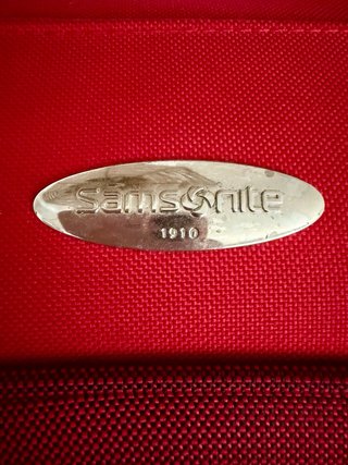 Neceser Viaje Samsonite Rojo Gran Capacidad